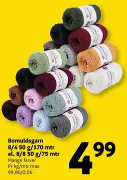 Løvbjerg Bomuldsgarn tilbud
