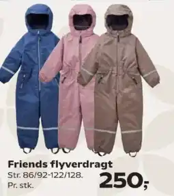 Kvickly Friends flyverdragt tilbud