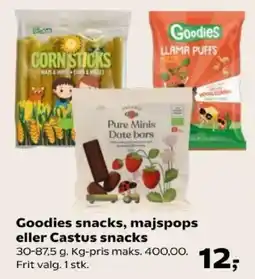 Kvickly Goodies snacks tilbud