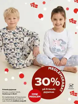 Kvickly Friends pyjamas tilbud