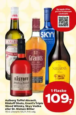 Kvickly Aalborg Taffel Akvavit tilbud