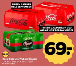 Netto Coca-Cola eller Tuborg Classic tilbud