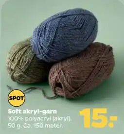 Netto Spot soft akryl-garn tilbud