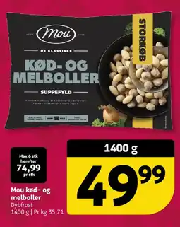 Løvbjerg Mou kød- og melboller tilbud