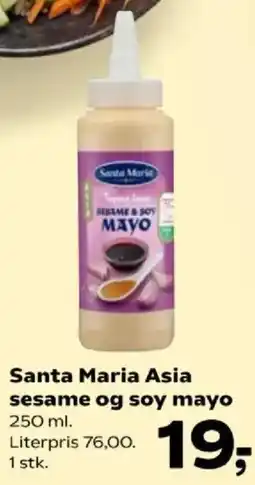 Kvickly Santa Maria Asia sesame og soy mayo tilbud