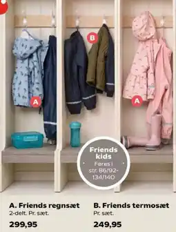 Kvickly Friends Friends regnsæt tilbud