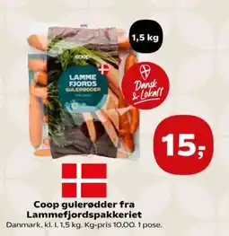 Kvickly Coop gulerødder tilbud