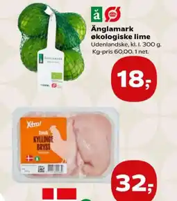 Kvickly Änglamark økologiske lime tilbud