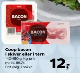 Kvickly Coop bacon tilbud