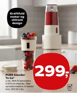 Kvickly Pure blender To Go tilbud
