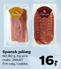 SuperBrugsen Serrano Chorizo tilbud