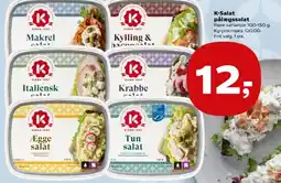 SuperBrugsen K-Salat pålægssalat tilbud