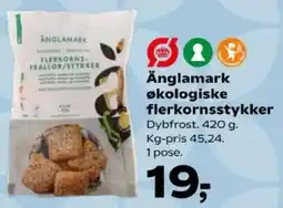 SuperBrugsen Änglamark økologiske flerkornsstykker tilbud