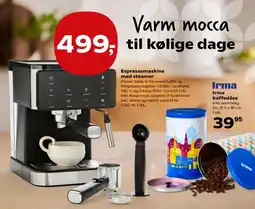 Kvickly Espressomaskine med steamer tilbud