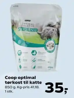 SuperBrugsen Coop optimal tørkost til katte tilbud