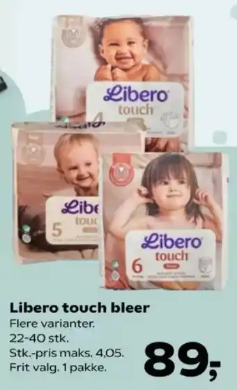Libero touch bleer