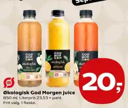 SuperBrugsen God Morgen økologisk juice tilbud