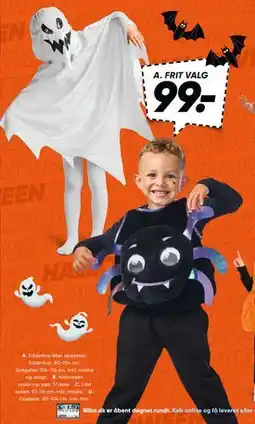 Bilka Edderkop eller spøgelse tilbud