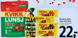 Føtex Marabou plade, bites eller Twist tilbud