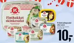 Føtex K-Salat pålægssalat eller sauce tilbud