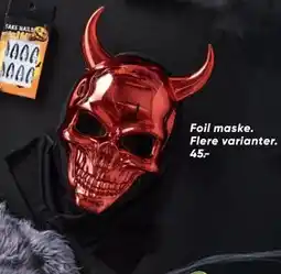 Bilka Foil maske tilbud