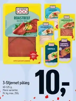 Føtex 3-Stjernet pålæg tilbud