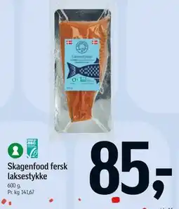Føtex Skagenfood fersk laksestykke tilbud