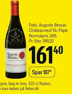 Føtex Auguste Bessac Cháteauneuf Du Pape tilbud