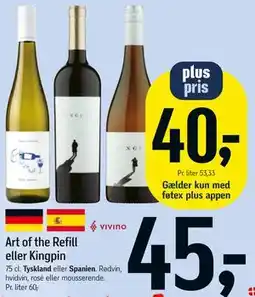 Føtex Art of the Refill eller Kingpin tilbud