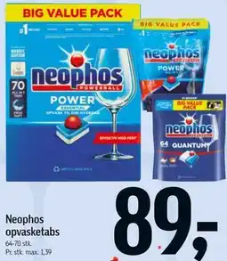 Føtex Neophos opvasketabs tilbud
