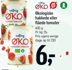 Føtex Økologiske hakkede eller flåede tomater tilbud