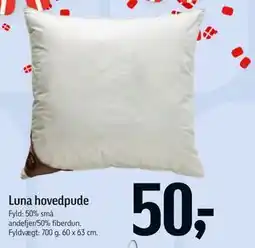 Føtex Luna hovedpude tilbud