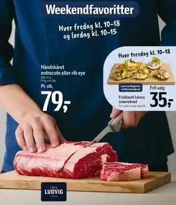 Føtex Håndskåret entrecote eller rib eye tilbud