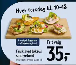 Føtex Frisklavet luksus smørrebrød tilbud