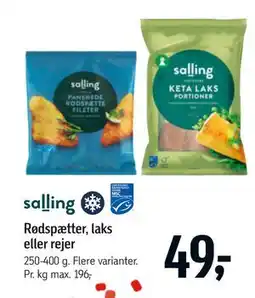 Føtex Rødspætter, laks eller rejer tilbud