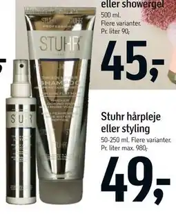 Føtex Stuhr hårpleje eller styling tilbud