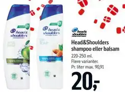 Føtex Head&Shoulders shampoo eller balsam tilbud