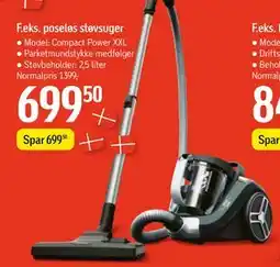 Føtex F.eks. poseløs støvsuger tilbud