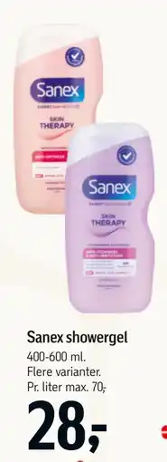 Føtex Sanex showergel tilbud