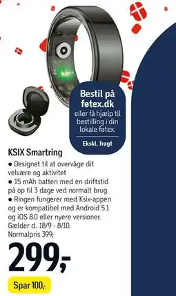 Føtex KSIX Smartring tilbud