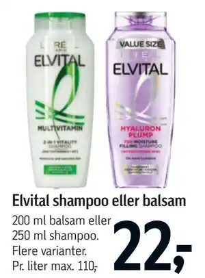 Elvital shampoo eller balsam