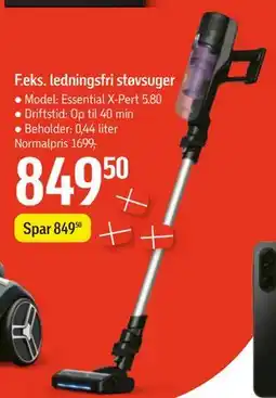 Føtex F.eks. ledningsfri støvsuger tilbud