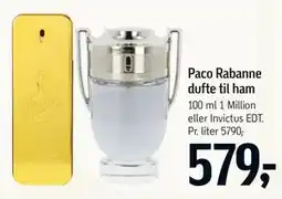 Føtex Paco Rabanne dufte til ham tilbud