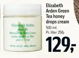 Føtex Elizabeth Arden Green Tea honey drops cream tilbud