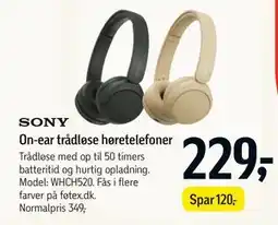 Føtex On-ear trådløse høretelefoner tilbud
