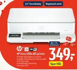Føtex HP Envy 6110e AIO printer tilbud