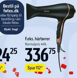 Føtex F.eks. hårtørrer tilbud