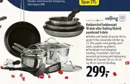 Føtex Køkkenchef køkkensæt 10 dele eller Salling Hybrid pandesæt 4 dele tilbud