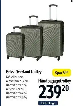 Føtex F.eks. Overland trolley tilbud