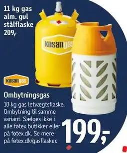 Føtex Ombytningsgas tilbud